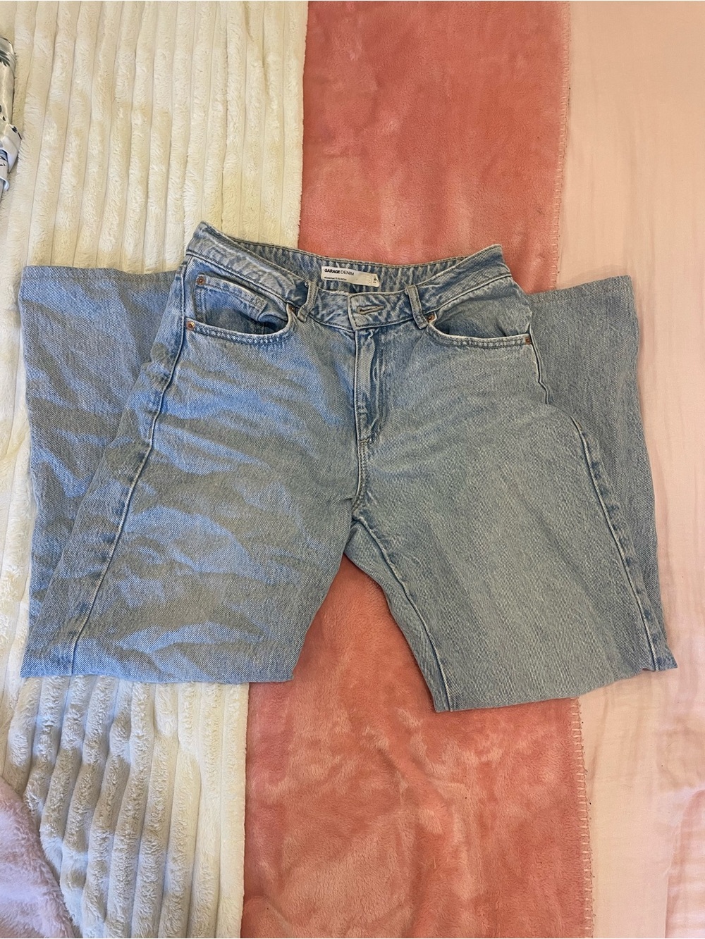 Garage Light Blue Straight Leg Women’s Jeans